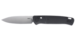 Columbia River Counterpart 3.38" Folding Drop Point Plain Black Oxide 12C27 SS Black GRN Knife