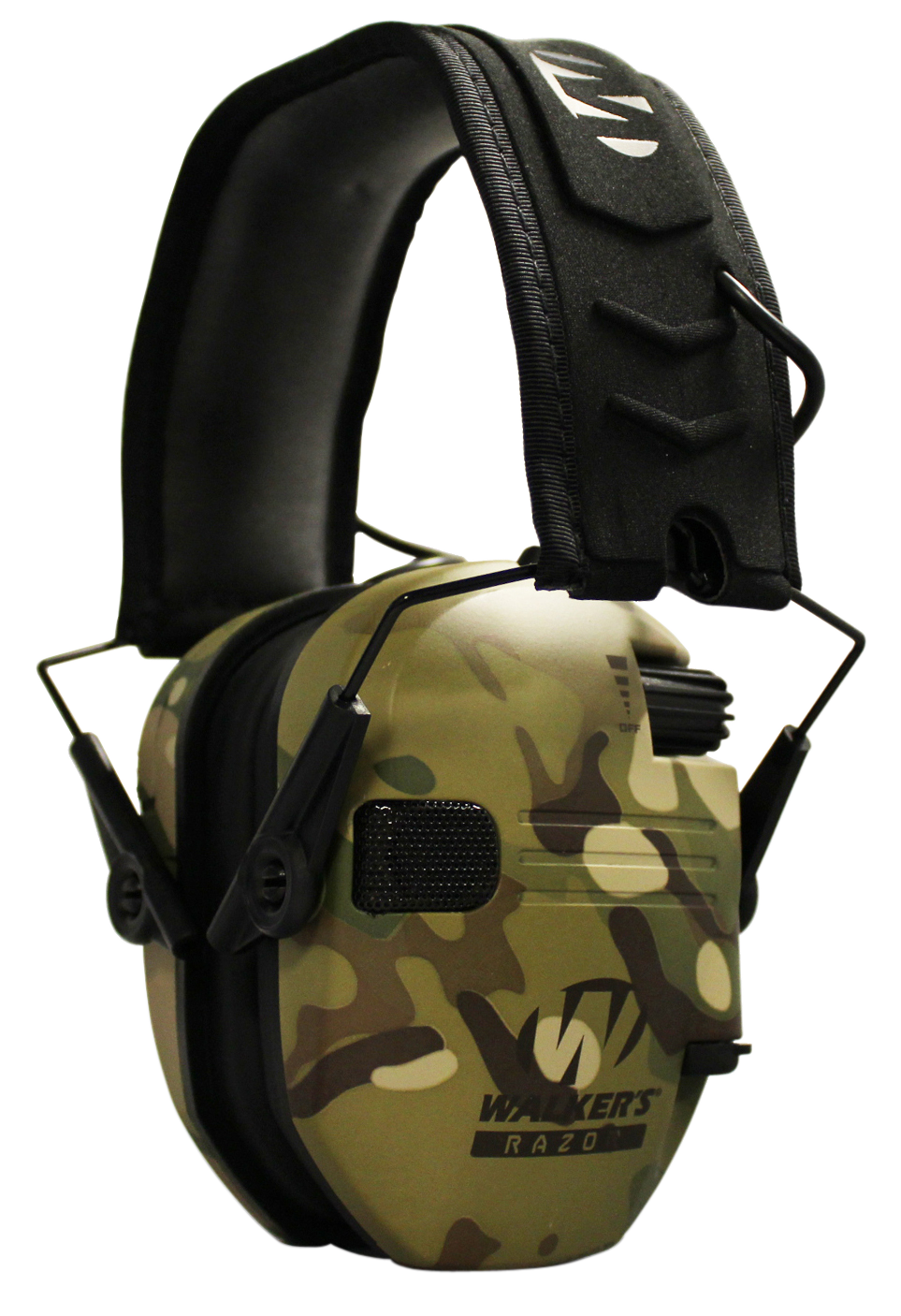 Walkers Game Ear Razor Slim Electronic Muff 23 dB Over the Head MultiCam/Black Polymer