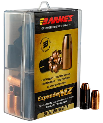 Barnes Bullets Expander MZ Muzzleloader 50 Cal 300gr Hollow Point 15-Rd