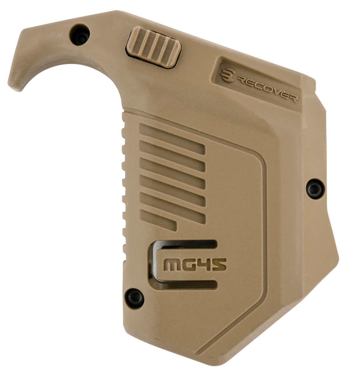 Recover Innovations MG4502 Angled Mag Pouch Tan Polymer 45 ACP/10mm Auto - Glock