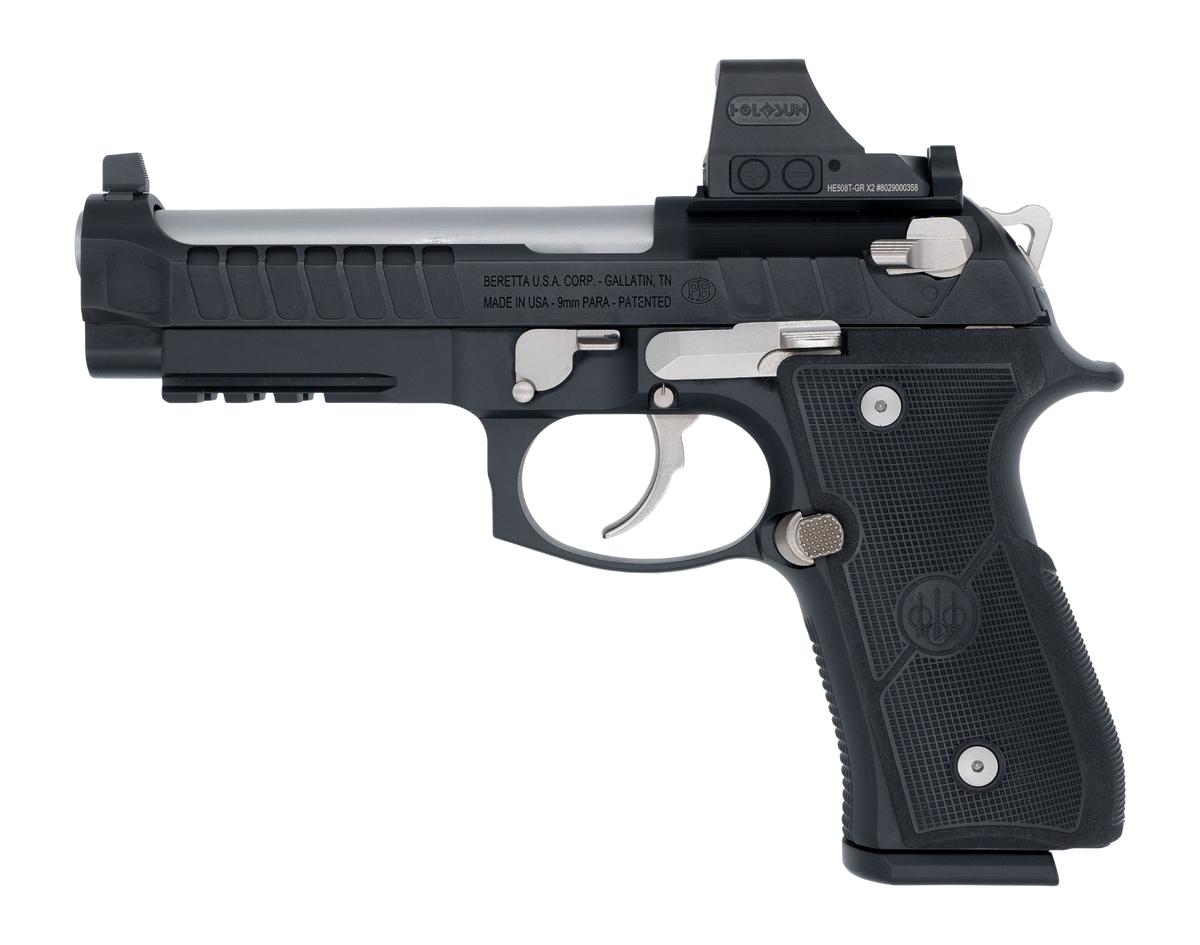 Langdon Tactical Tech Beretta 92 Elite 9mm Luger 4.70" 18+1 DA/SA Semi-Auto Pistol - Black Nitride Slide