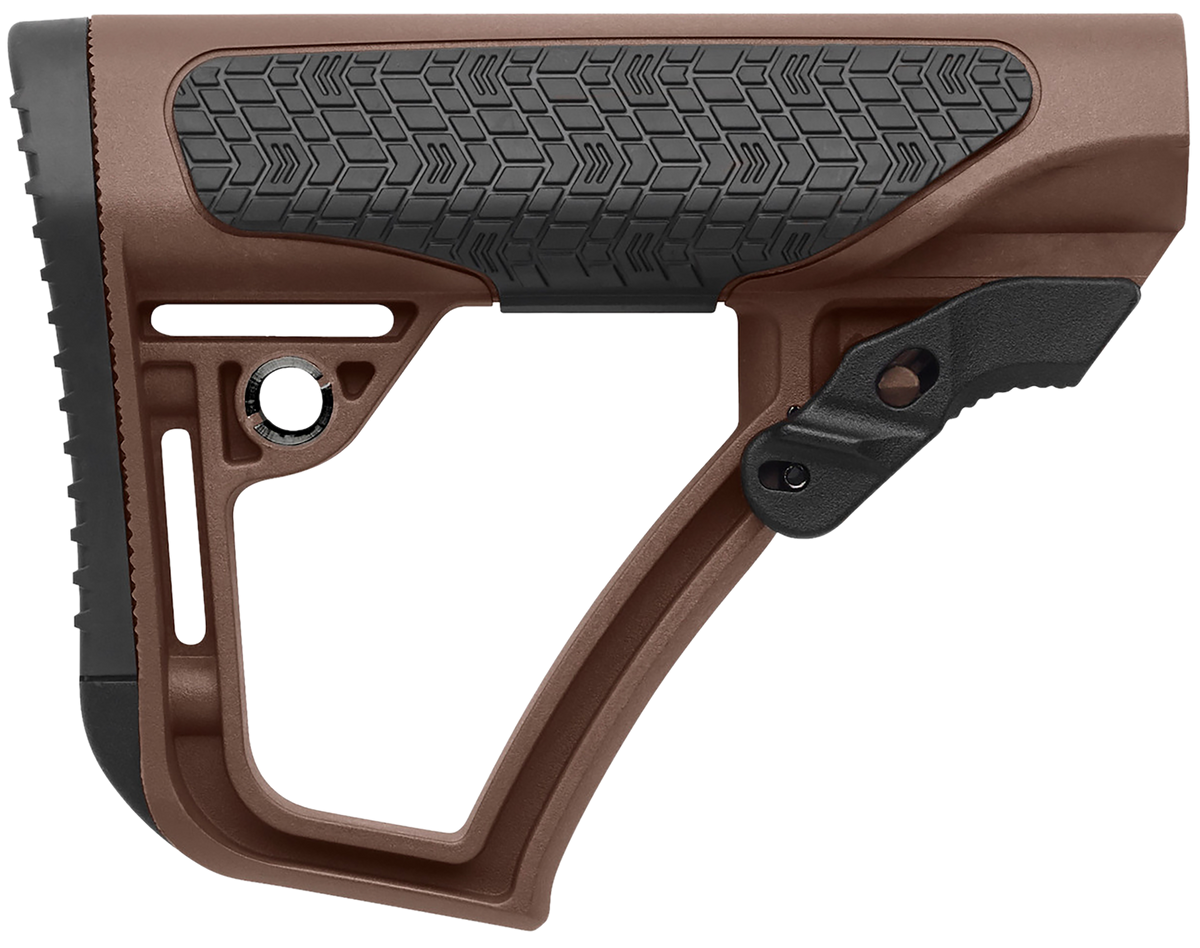 Daniel Defense OEM Mil-Spec AR-15 6-Position Collapsible Buttstock - Brown