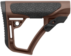 Daniel Defense OEM Mil-Spec AR-15 6-Position Collapsible Buttstock - Brown