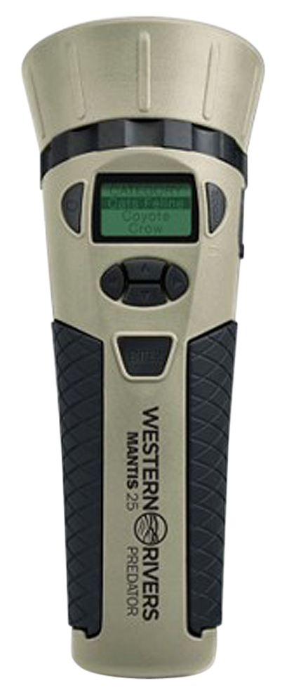 Western Rivers Mantis 25 Electronic Predator Call 25 Preloaded Sounds Brown