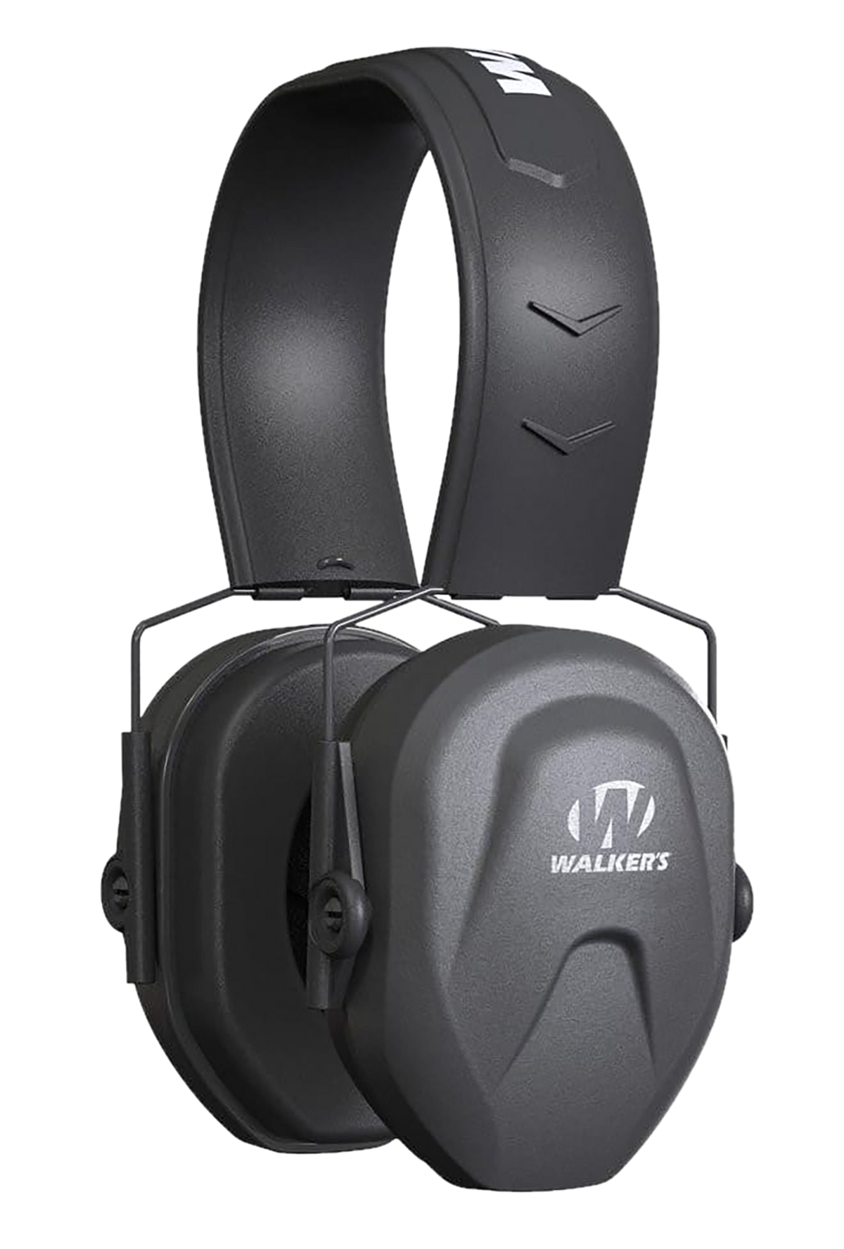 Walkers Game Ear Razor Compact Passive Muff 24 dB Over the Head Black Polymer - Youth/Women
