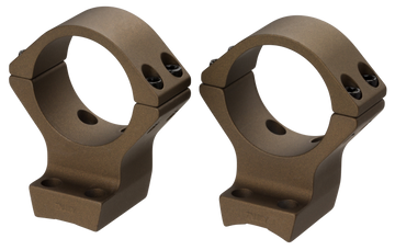 Browning X-Bolt Scope Mount System 34mm High Rings Burnt Bronze Cerakote Aluminum X-Lock