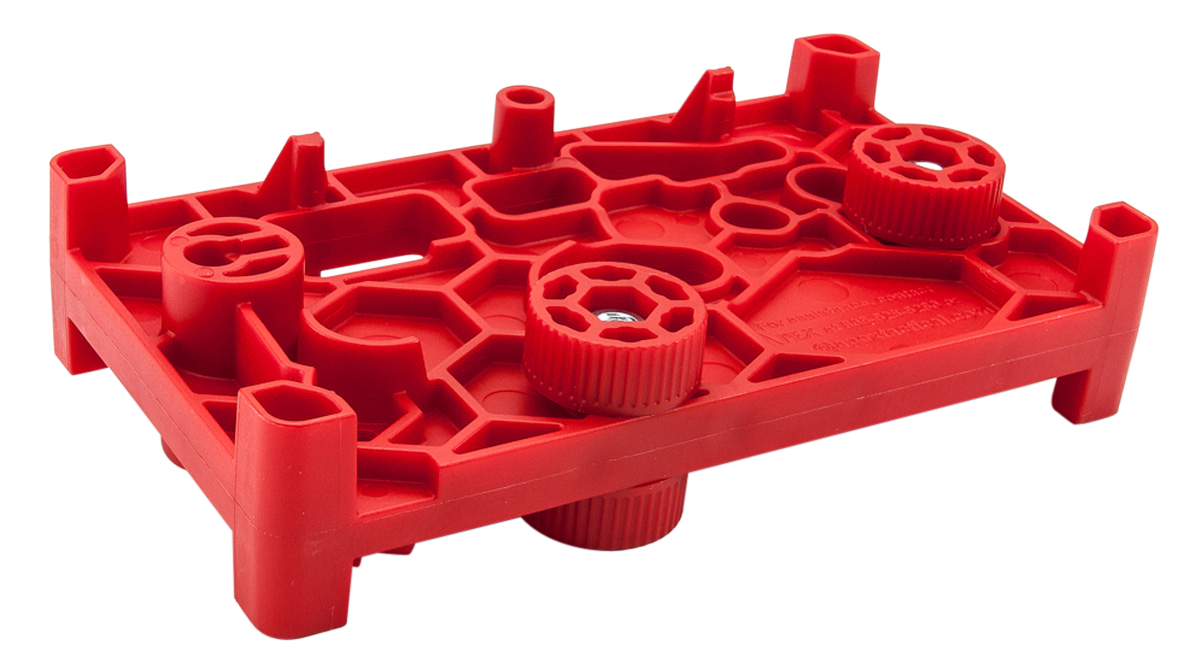 Apex Tactical Specialties 104001 Armorer's Block Red Polymer 7" Pistol Tool