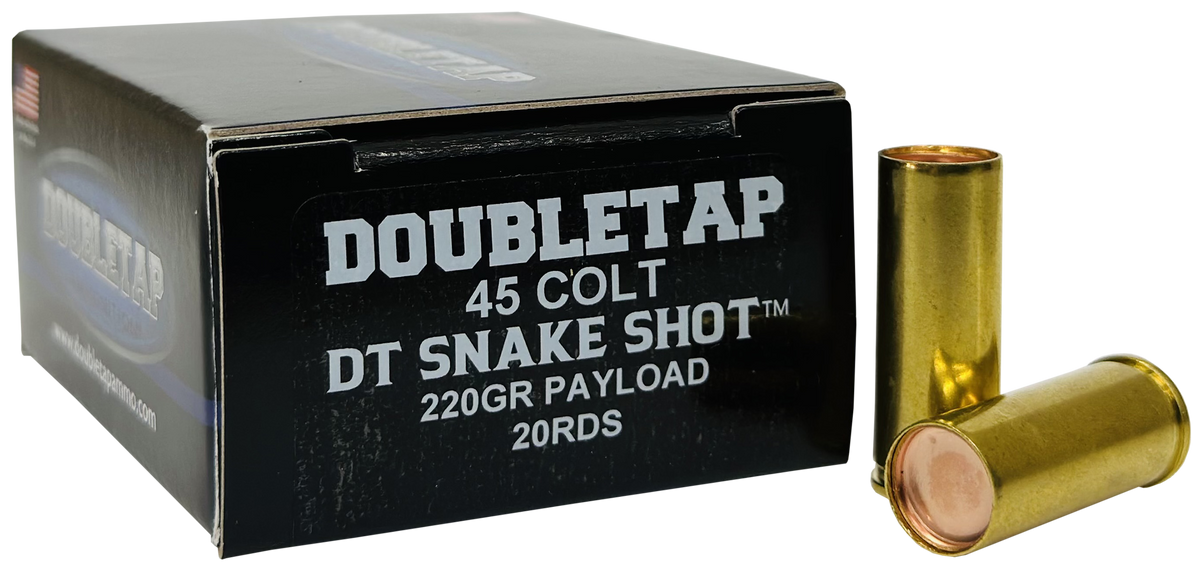 DoubleTap Ammunition Snake Shot 45 Colt 220gr 20-Rd - Box or Case