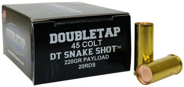DoubleTap Ammunition Snake Shot 45 Colt 220gr 20-Rd - Box or Case