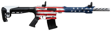 Citadel Boss-25 12 Gauge 3" 18.75" 5+1 Semi-Auto AR-Style Shotgun - American Flag Cerakote