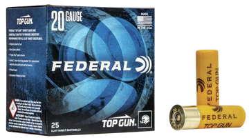 Federal Top Gun 20 Gauge 2.75" 7/8 oz #7.5 Shot Shotshells - Box or Case