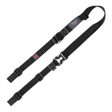 Tac Six 8494 Citadel Double Point Sling Black w/ Ladder Buckles