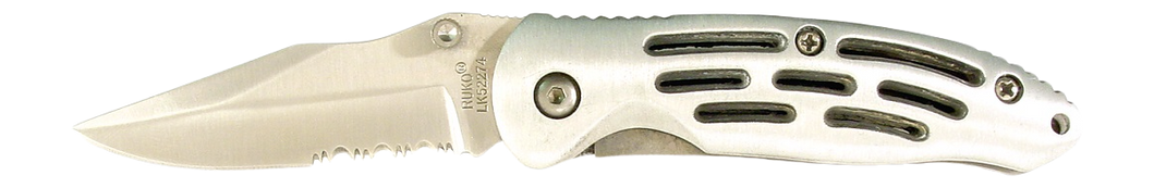 Rynoblade Knives RUKO LK52274 420A 2-3/4" Vented Aluminum Folding Knife