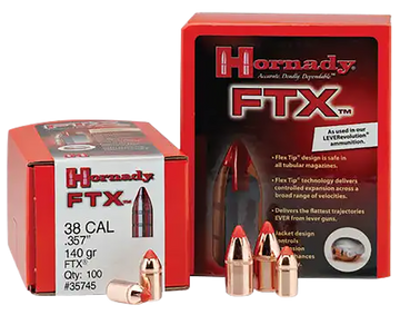 Hornady 45218 FTX Handgun 45 Cal .452 225 gr Flex Tip eXpanding 100/Box