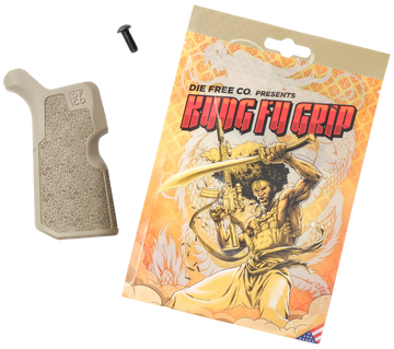 Die Free Co Kung Fu Grip Flat Dark Earth Nylon AR-15/M4/AR-10/SR-25