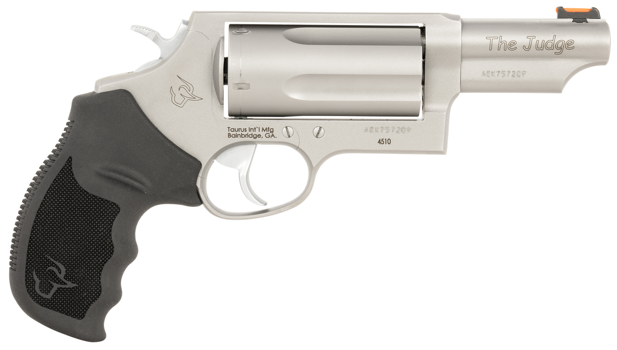 Taurus Judge T.O.R.O. Compact 45 Colt (LC)/410 Gauge 3" 5-Rd DA/SA Revolver - Matte Stainless