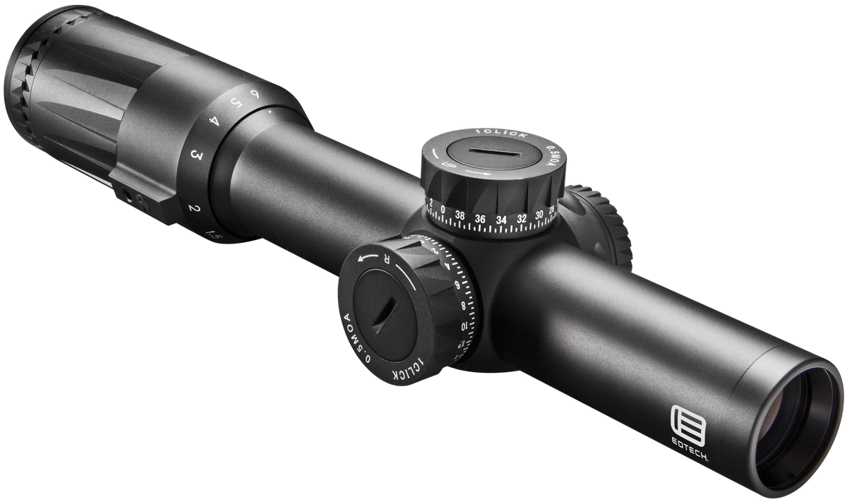 EOTech Vudu 1-6x24 30mm Tube FFP SR2 MOA Green Rifle Scope - Throw Lever