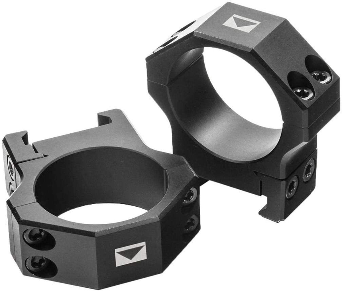 Steiner 5958 H-Series Lightweight 30mm Medium Matte Black Steel Scope Rings - Picatinny