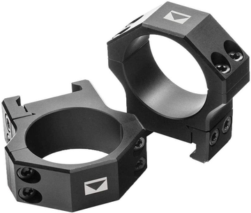 Steiner 5958 H-Series Lightweight 30mm Medium Matte Black Steel Scope Rings - Picatinny