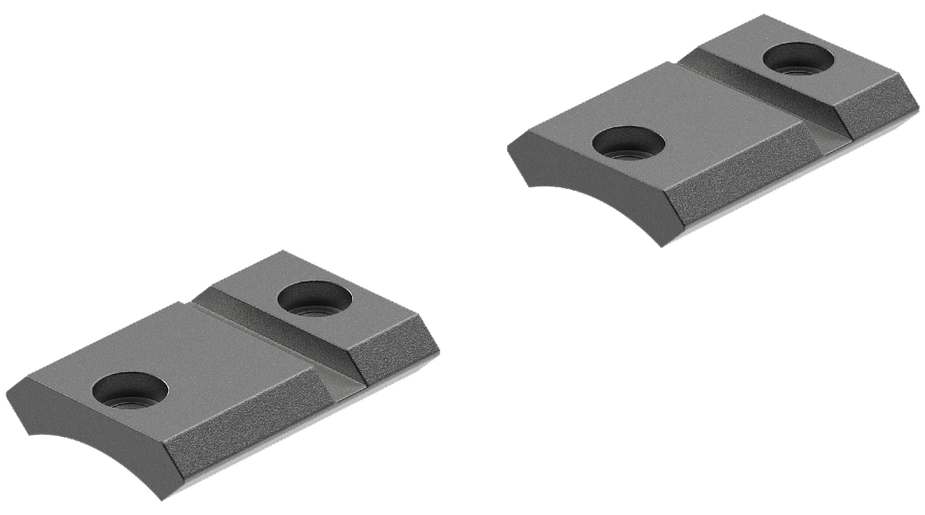 Leupold QRW Cross-Slot Base 2-Piece Matte Black Steel - Browning AB3
