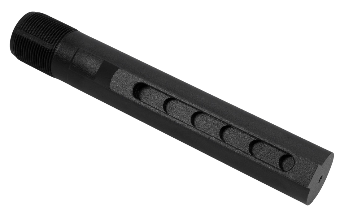 CMC Triggers 81626 Carbine Buffer Tube Kit Mil-Spec 6 Position AR-15 Black Anodized