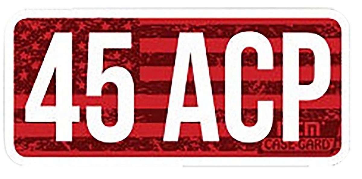 MTM Case-Gard CL45ACP Ammo Caliber Labels 45 ACP 8-Pack Red