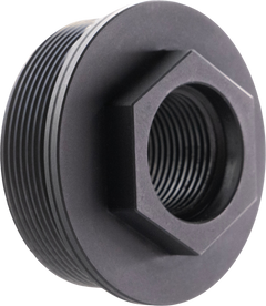 CMMG Zeroed HUB Mount 5/8x24 to 1.375x24 Direct Thread Stainless Steel Black