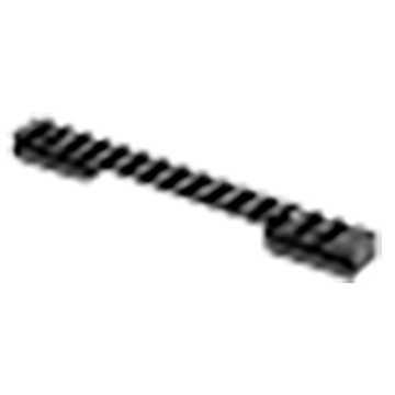Warne 7643M Mountain Tech Tactical Rail Black Anodized Aluminum Browning X-Bolt 2/X-Bolt Magnum Magnum Action - 0 MOA