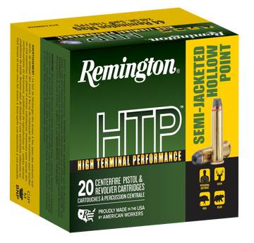 Remington Ammunition HTP 44 Rem Mag 240gr SJHP - Box or Case