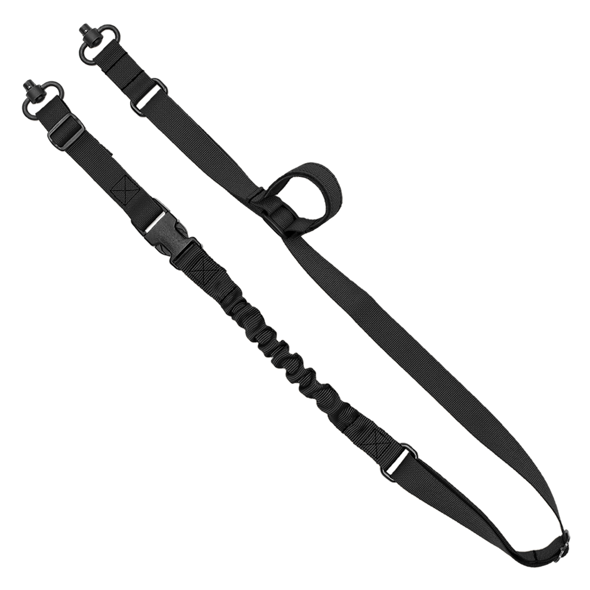 GrovTec QS 2-Point Sentry 1" Adjustable Rifle/Shotgun Sling w/ Push Button Swivels - Black