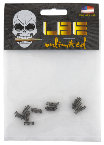 LBE Unlimited AR-15 Bolt Catch Plunger Spring 20pk - Black 1117 Steel