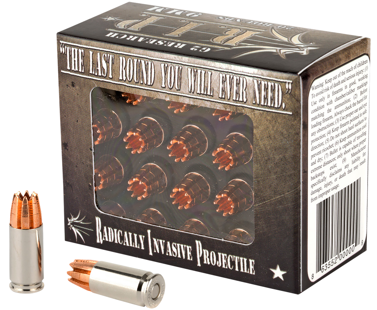 G2 Research R.I.P 9mm Luger 92gr Fracturing Hollow Point 20 Rd - Box or Case
