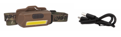 Bayco Nightstick USB-4510F Multi-Flood 35/60/250 Lumens Headlamp - Flat Dark Earth