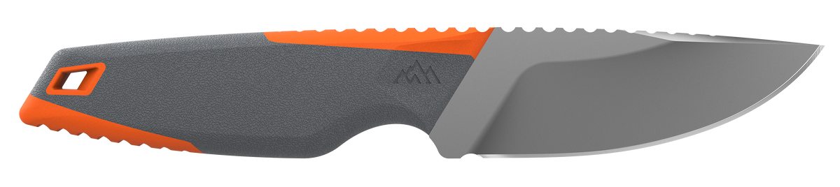 Outdoor Edge Vantex 4" Drop Point Fixed Blade Plain Edge 7Cr17MoV SS Glass-Filled Nylon Handle