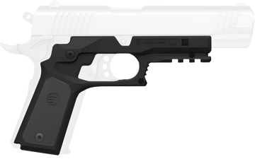 Recover Innovations CC3P 1911 Grip & Rail System Black Polymer with Interchangeable Black & Gray Panels