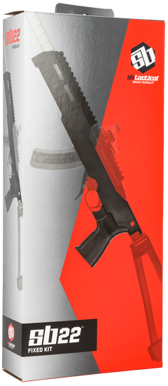 SB Tactical SB22 Fixed Chassis Black for Ruger 10/22 & 22 Charger - Right Hand