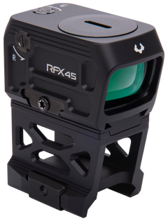 Viridian RFX45 Closed Emitter Green Dot 5 MOA 1x 24x15.5mm - ACRO/Picatinny High 1/3 Cowitness Mount