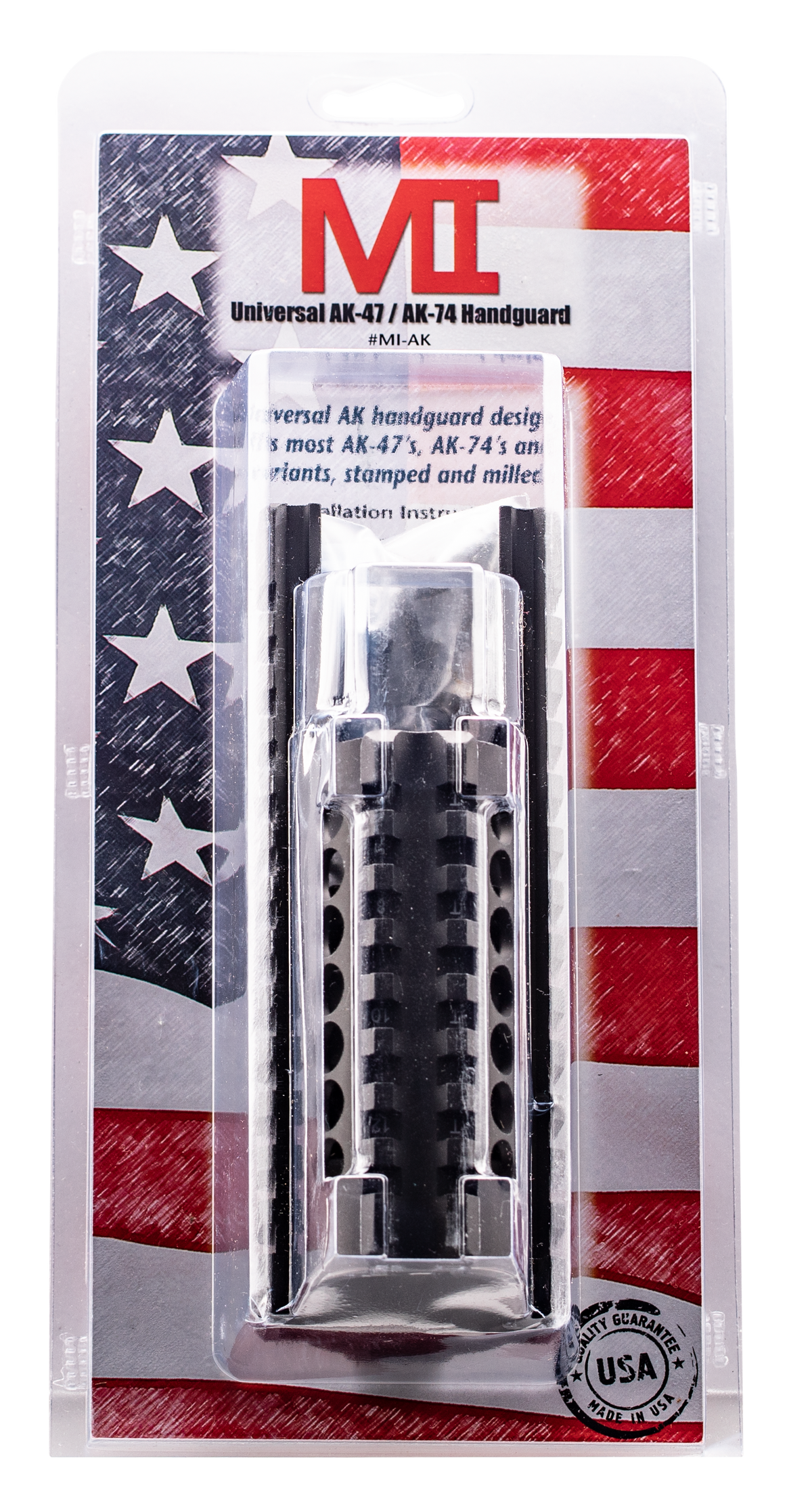 Midwest Industries MIAK AK47/74 6061-T6 Aluminum Handguard - Black