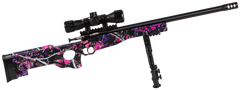 Crickett KSA2148 Precision Package 22 LR 16.12" 1-Rd Bolt Action Rifle - Muddy Girl Camo Stock