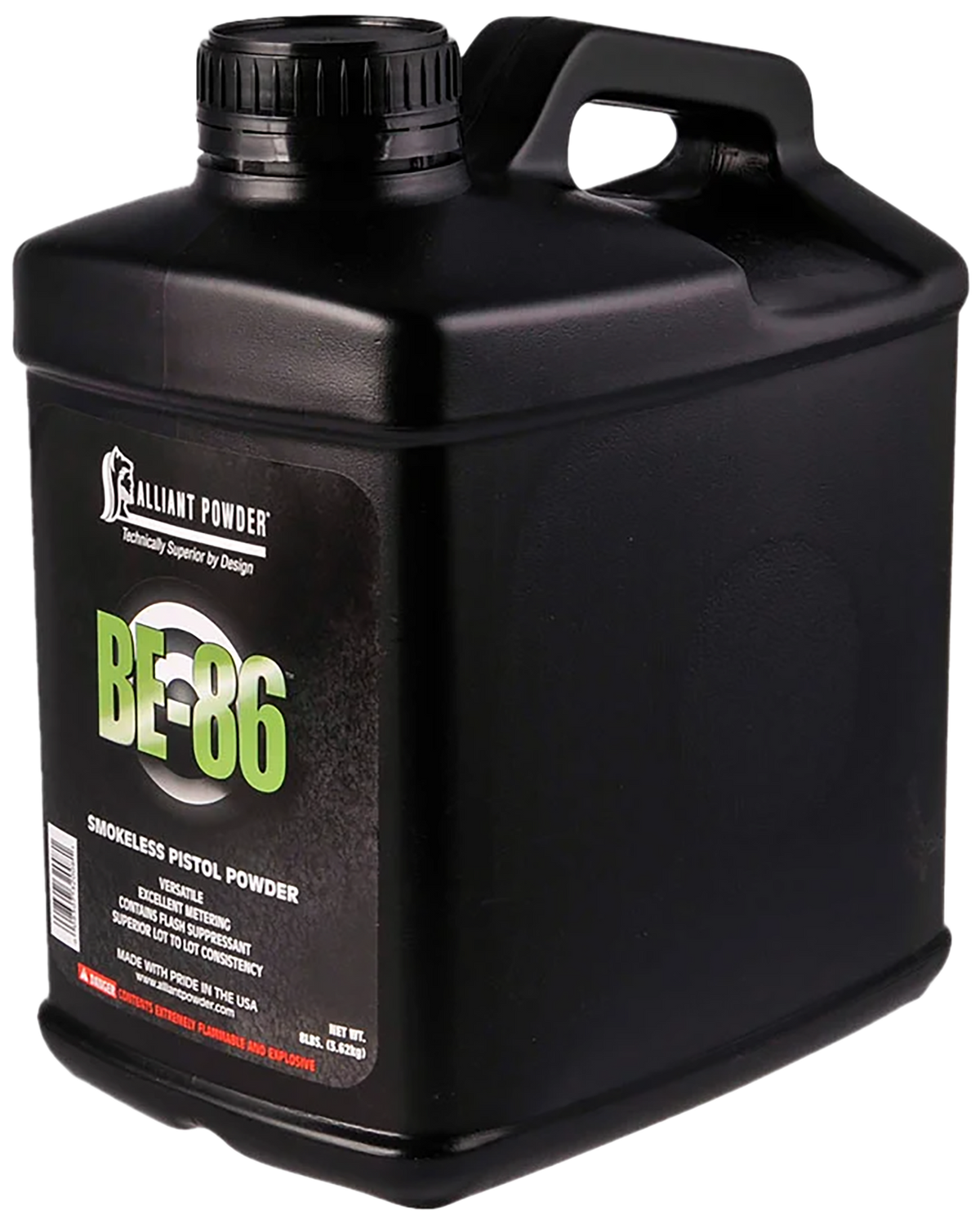 Alliant BE-86 Smokeless Pistol Powder 8 lb