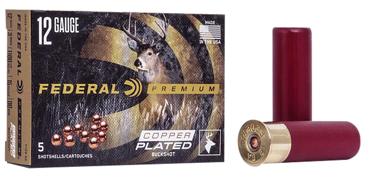 Federal Premium Vital-Shok 12 Gauge 3" 1-7/8 oz 00 Buck 5 Rd - Box or Case