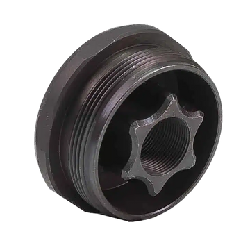 JK Armament 155 HD Thread Mount 1/2x28 Stainless Steel Cerakote Black