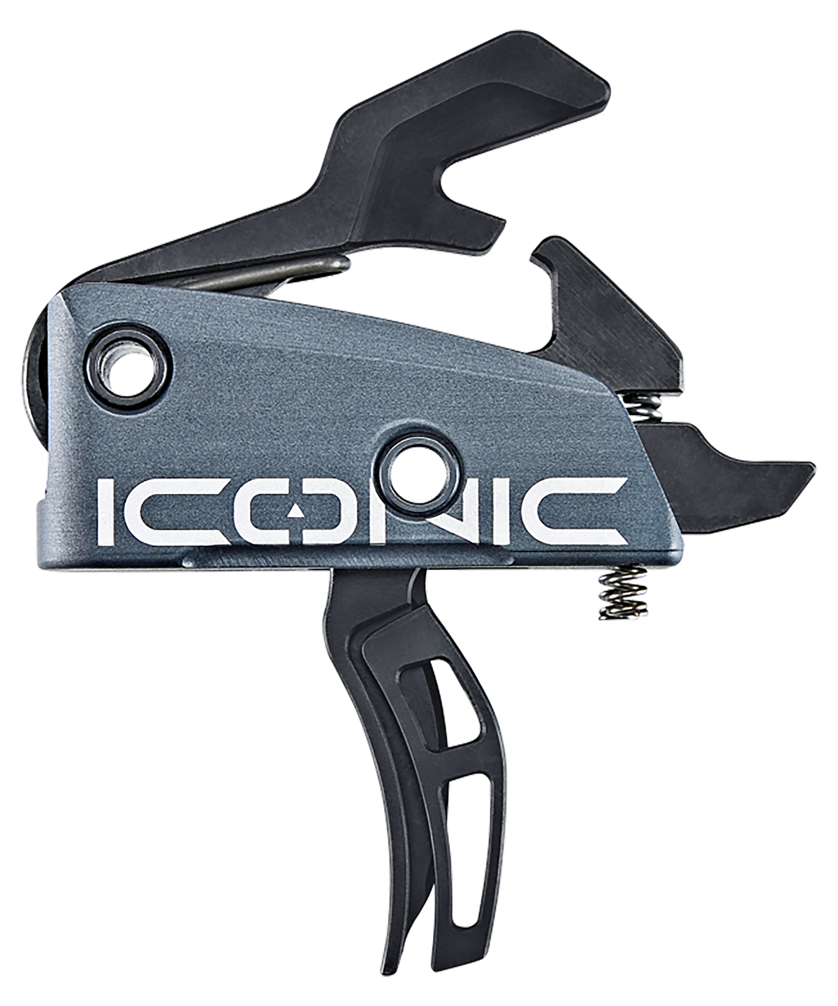 Rise Armament Iconic AR-15/AR-10 2 lb Two-Stage Curved Trigger - Graphite Gray