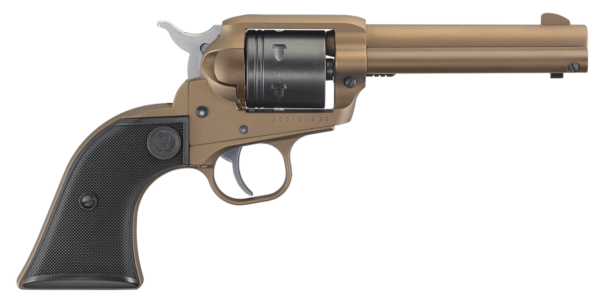 Ruger Wrangler 22 LR 4.62" 6-Shot SAO Revolver - Burnt Bronze