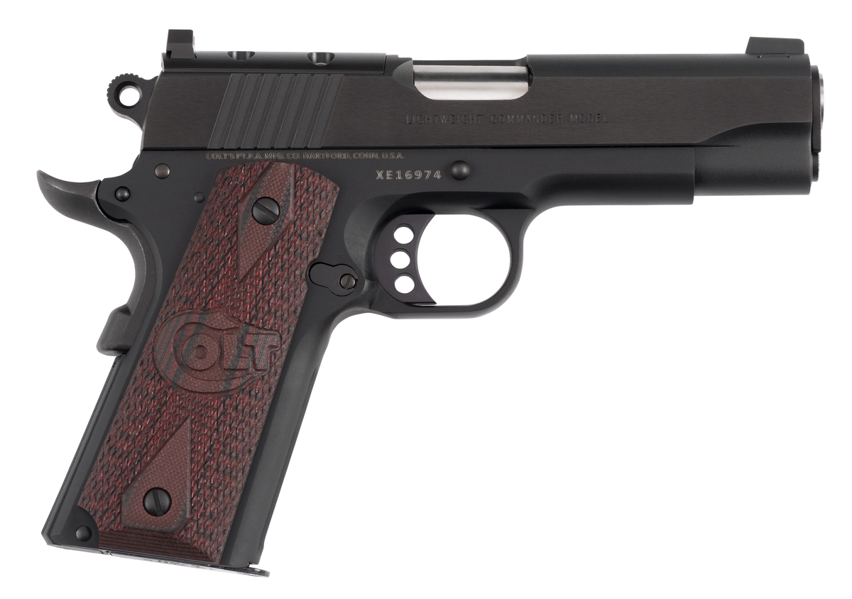 Colt Mfg 1911 Lightweight Commander 45 ACP 4.25" 8+1 SAO Pistol - Optic Ready