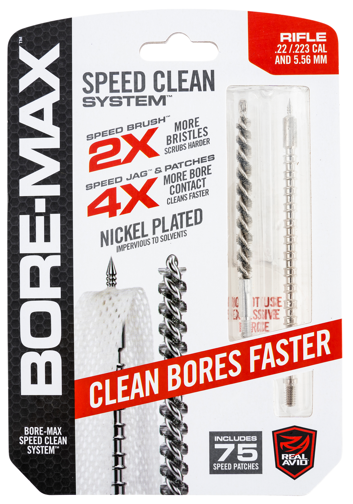 Real Avid Bore-Max Speed Clean Upgrade Set .223 Rem/5.56/.22 Cal