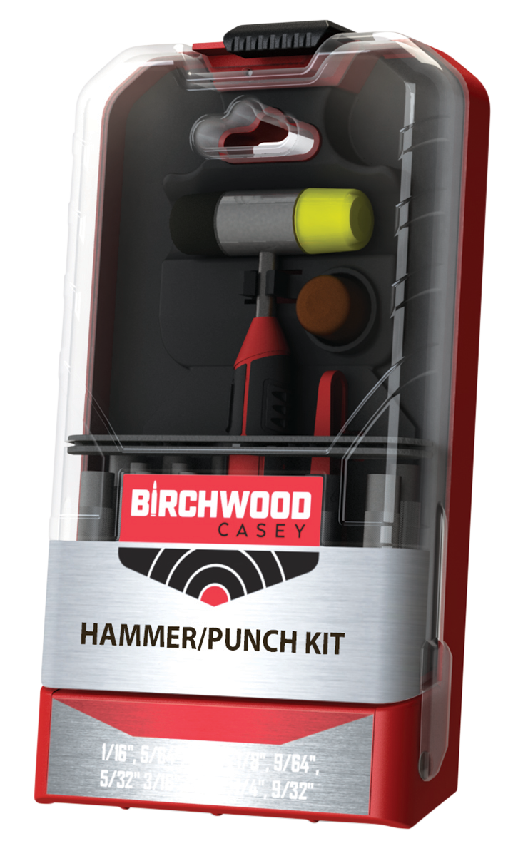 Birchwood Casey AR-15 Hammer & Punch Kit 19-Piece with Case Black/Red