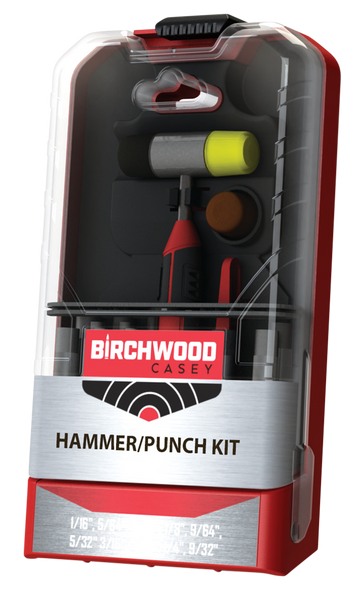 Birchwood Casey AR-15 Hammer & Punch Kit 19-Piece with Case Black/Red