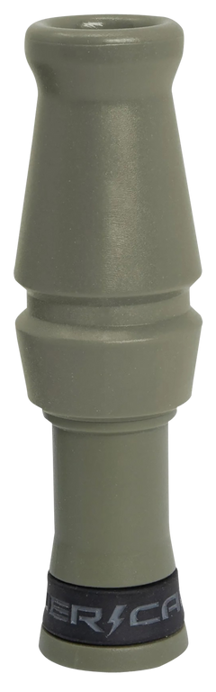 Power Calls Impact2 Open Call Double Reed Mallard Duck Call - OD Green Polycarbonate/Acrylic