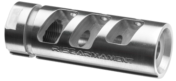 Rise Armament RA-701 Compensator 5.56x45mm NATO 1/2x28 2.5" Silver
